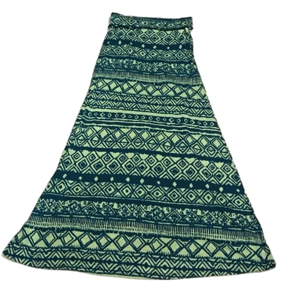 NWOT Si Style foldover waistband Maxi skirt sz small